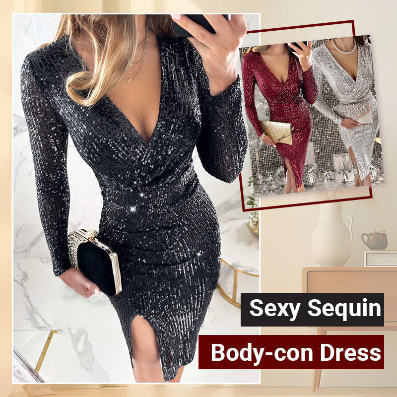 ✨New Arrival 40% OFF✨Sexy Sequin Body-con Dress