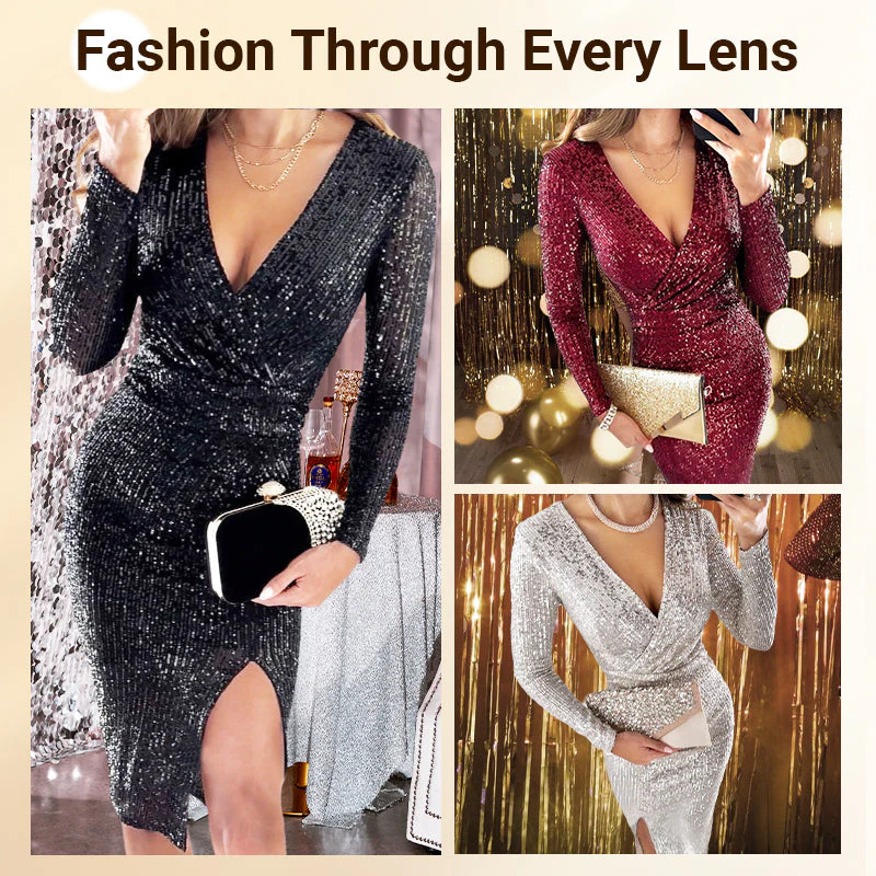 ✨New Arrival 40% OFF✨Sexy Sequin Body-con Dress - Image 5