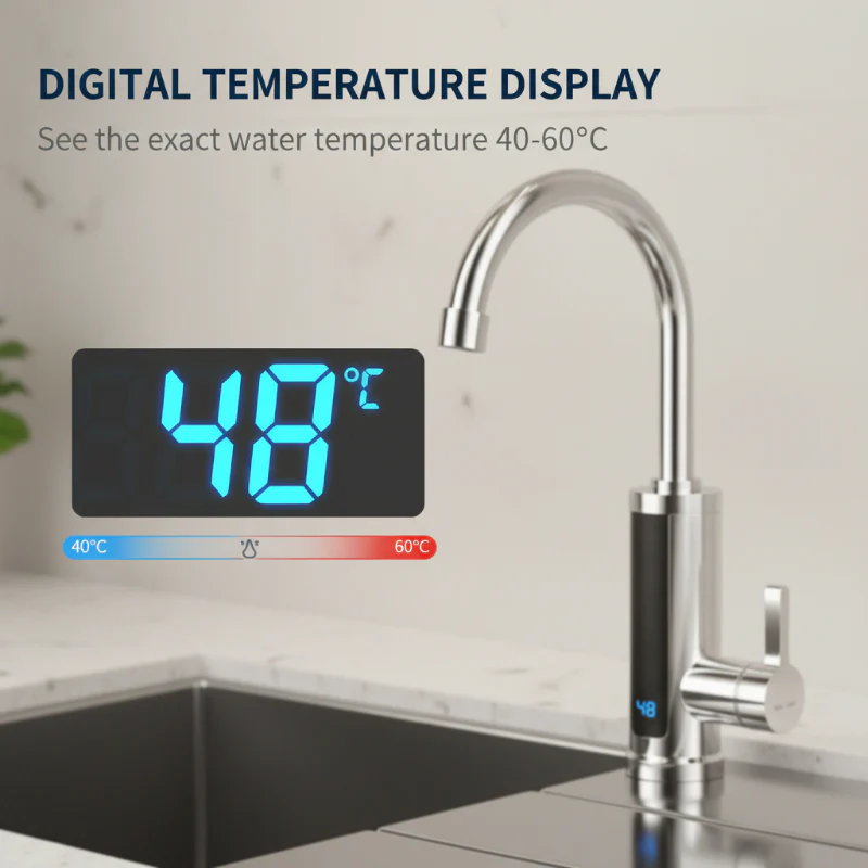 🔥Last day of the limited-time 40% off sale!🔥Tankless Instant Hot Water Heater Faucet - Image 2