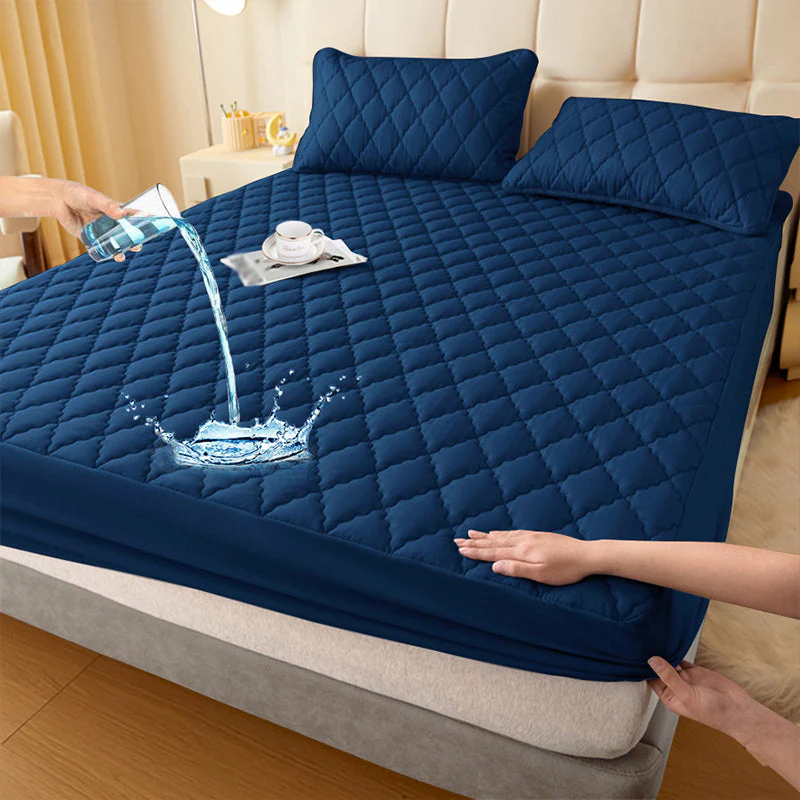 🌤️40% off!🛏️Waterproof Quilted Mattress Cover & Pillowcases Set - Image 10