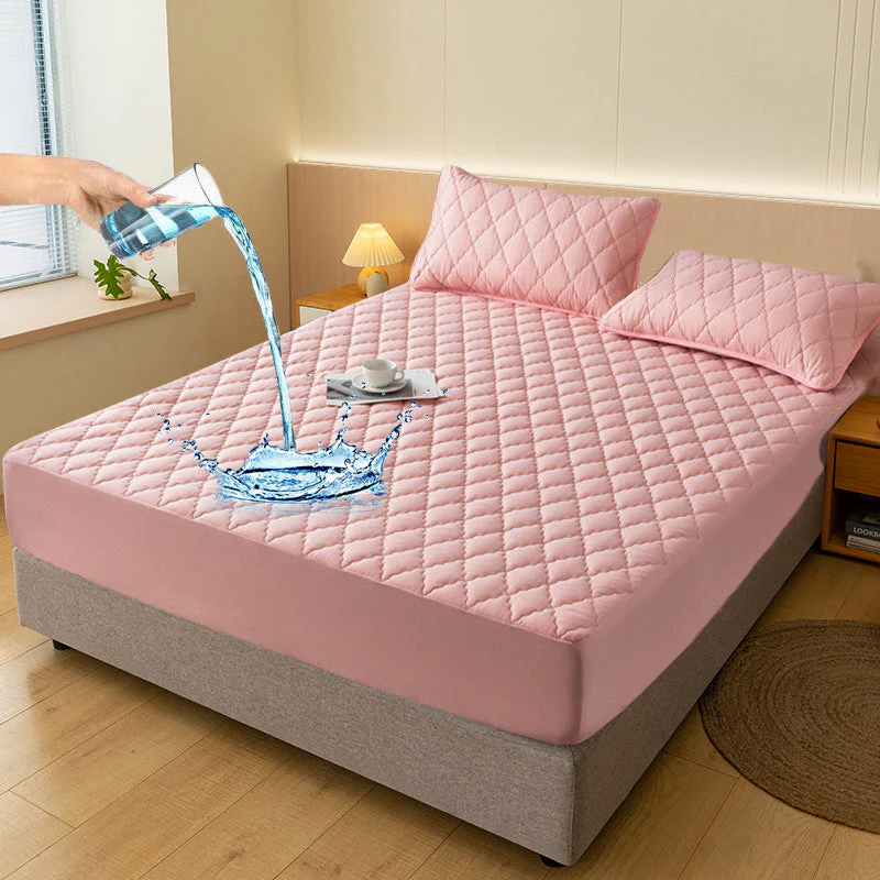 🌤️40% off!🛏️Waterproof Quilted Mattress Cover & Pillowcases Set - Image 14