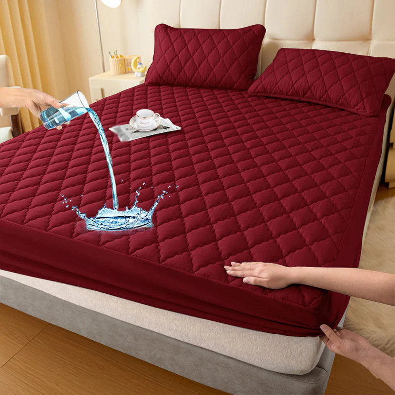 🌤️40% off!🛏️Waterproof Quilted Mattress Cover & Pillowcases Set - Image 17