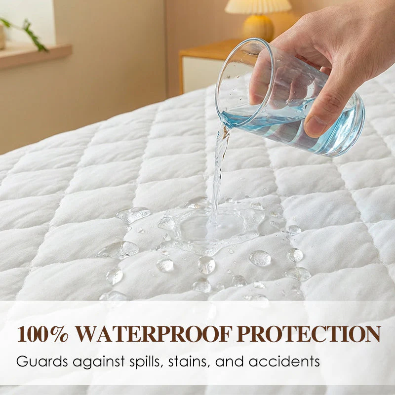 🌤️40% off!🛏️Waterproof Quilted Mattress Cover & Pillowcases Set - Image 3