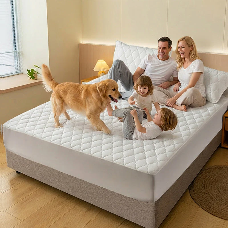 🌤️40% off!🛏️Waterproof Quilted Mattress Cover & Pillowcases Set - Image 8