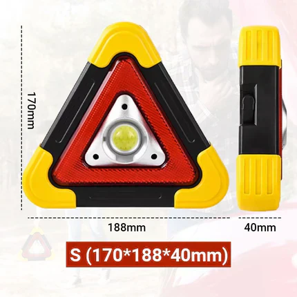 🥳2026 HOT SALE💥50K+ SOLD!🚨 3-IN-1 solar emergency triangle warning light at the roadside📱 - Image 13