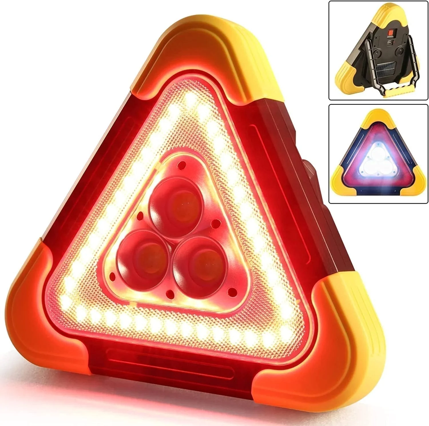 🥳2026 HOT SALE💥50K+ SOLD!🚨 3-IN-1 solar emergency triangle warning light at the roadside📱 - Image 7