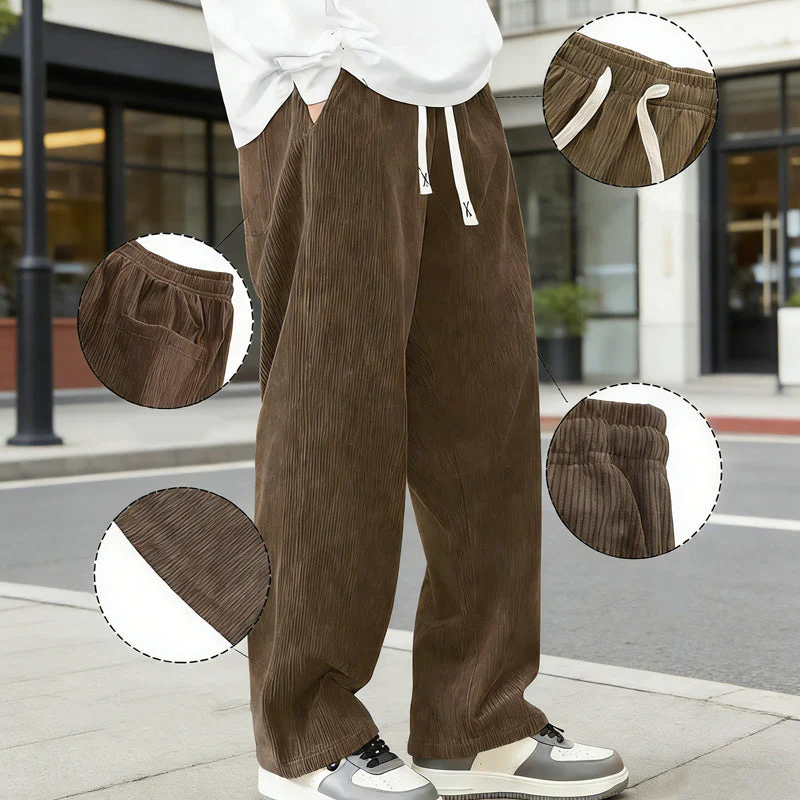 👖Spring New Arrivals 40% Off!🔥Men's Loose-Fit Drawstring Pants with Pockets - Image 3