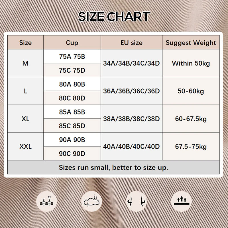 Women 4-in-1 Body Shapewear Posture Correction Back Support Push Up Bra - Image 10