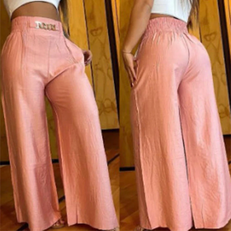 👖40% OFF!💃 Women's trousers – High waist, wide leg, with belt accent & versatile look ✨ - Image 13