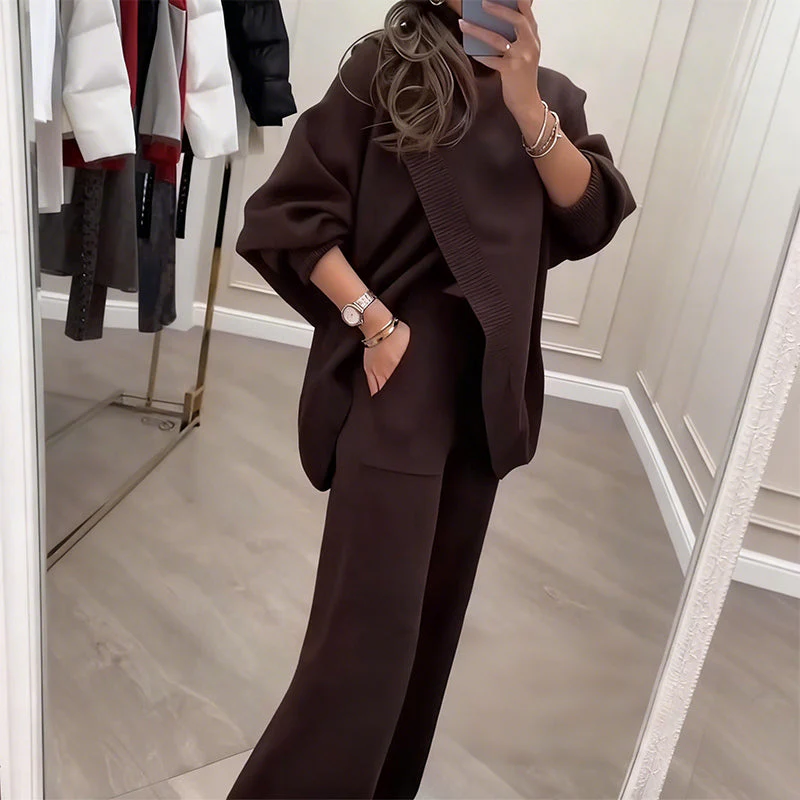 ⏳Time-Limited Special⏰Women's 2-Piece Oversized Sweater & Pants Set - Image 6