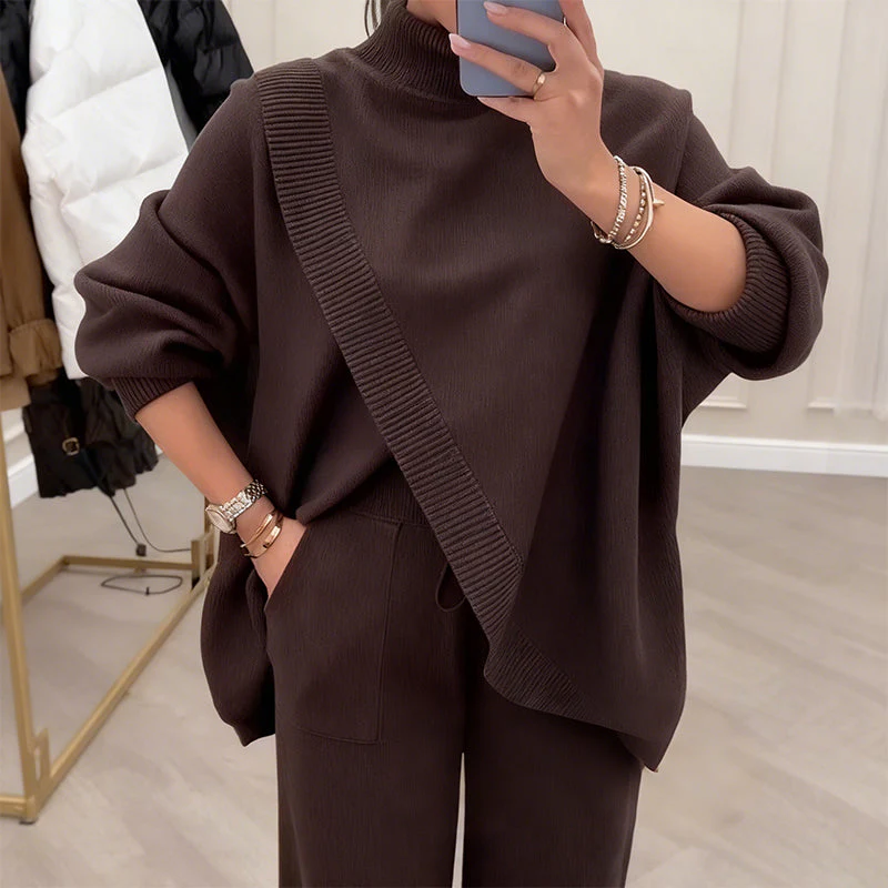 ⏳Time-Limited Special⏰Women's 2-Piece Oversized Sweater & Pants Set - Image 7