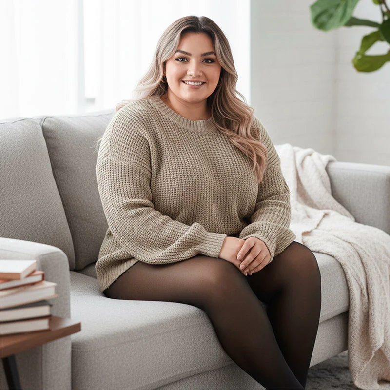 💕2026 New Arrivals - 40% Off⏰Women’s Cozy Stretchy Thermal Lined Tights - Image 7