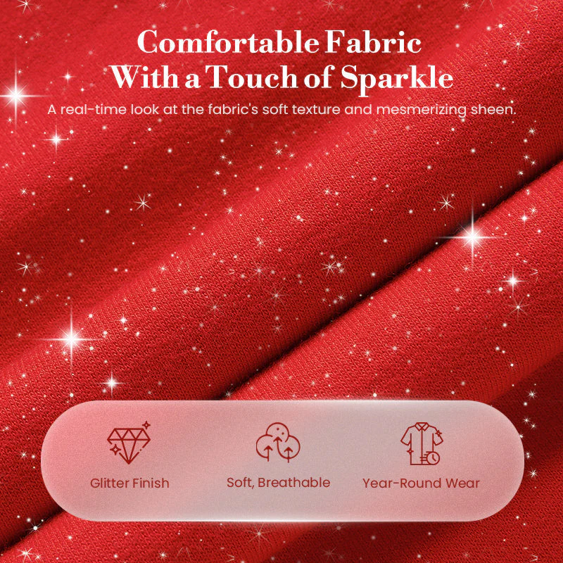 ✨🎅 Christmas Sale 50% OFF🎄⏰Women's Glitter Pullover Sweater & Pants 2-Piece Set - Image 3