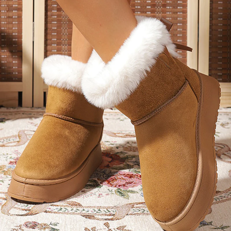 Women's Warm Cozy Snow Boots - Image 7
