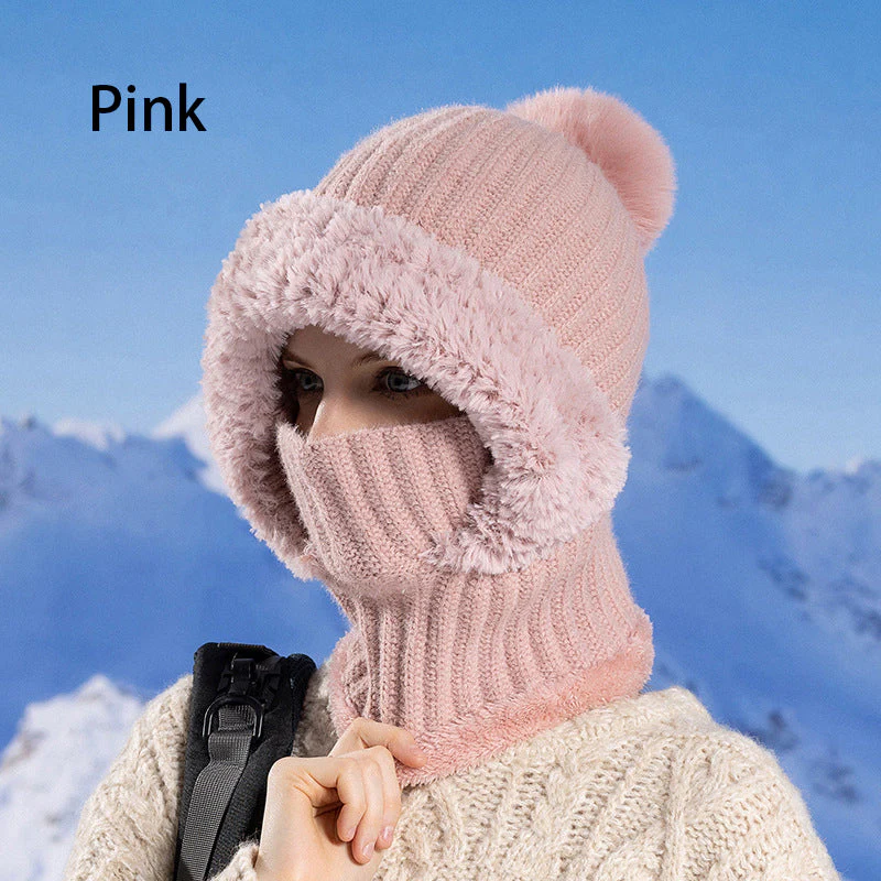 ⏳Limited-time 49% off⏰Women's Winter One-Piece Knitted Beanie Scarf Mask - Image 10