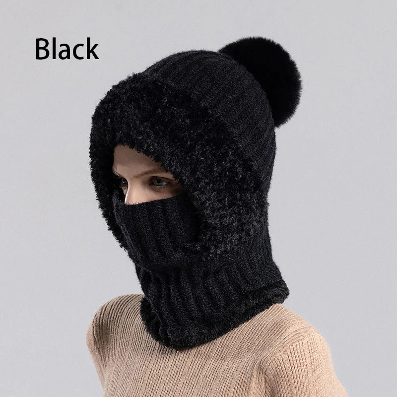 ⏳Limited-time 49% off⏰Women's Winter One-Piece Knitted Beanie Scarf Mask - Image 11