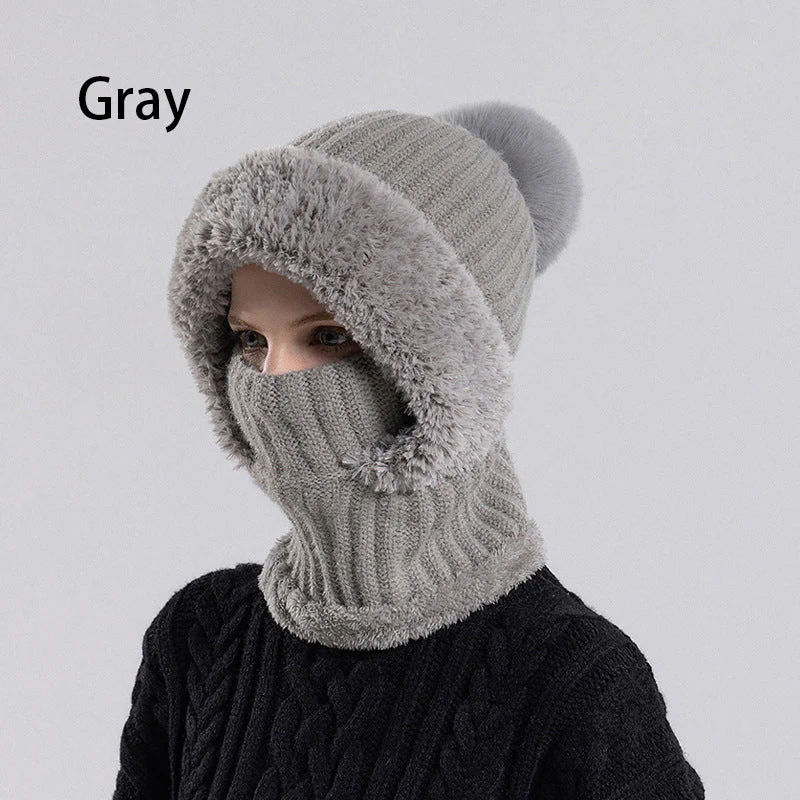 ⏳Limited-time 49% off⏰Women's Winter One-Piece Knitted Beanie Scarf Mask - Image 12