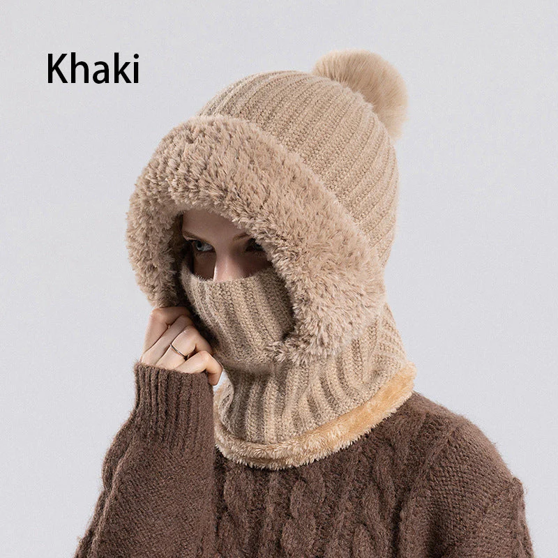 ⏳Limited-time 49% off⏰Women's Winter One-Piece Knitted Beanie Scarf Mask - Image 13