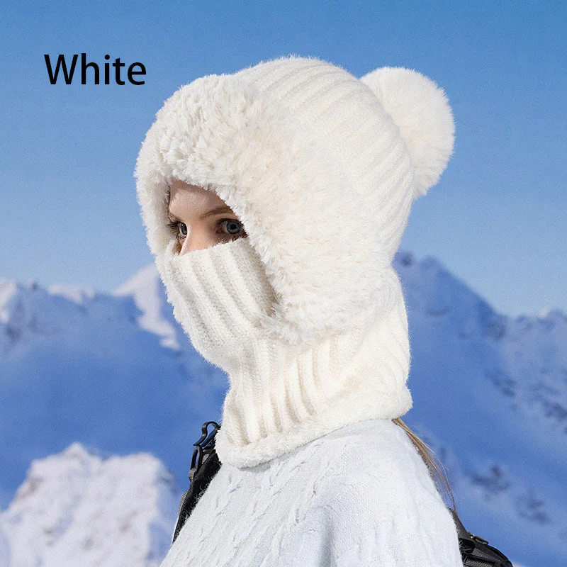 ⏳Limited-time 49% off⏰Women's Winter One-Piece Knitted Beanie Scarf Mask - Image 9