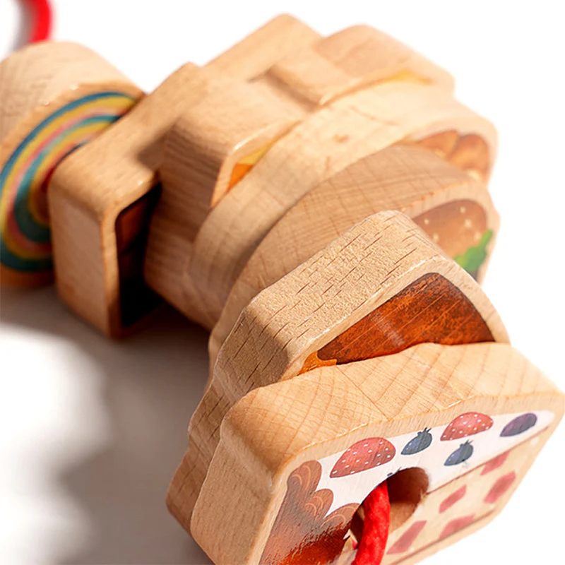 🎅Christmas Gift 50% OFF🎄Wooden Greedy Caterpillar Rope Toy for 3+ Year Old - Image 6