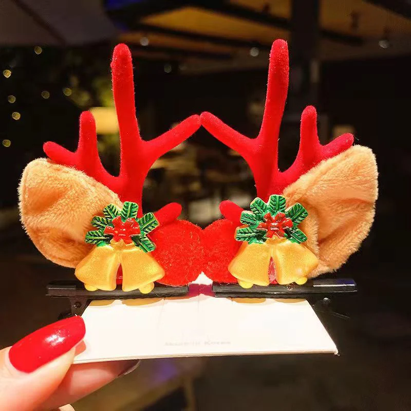 Christmas Hot Sale-Reindeer Antlers Xmas Hair Clip - Image 10