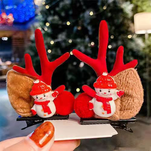 Christmas Hot Sale-Reindeer Antlers Xmas Hair Clip - Image 11