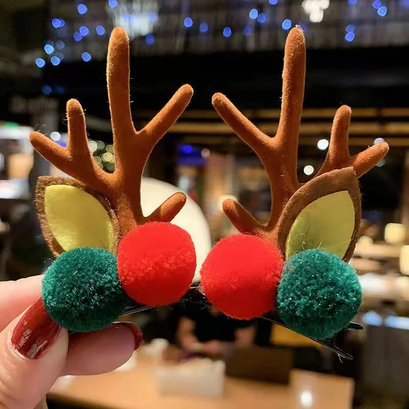 Christmas Hot Sale-Reindeer Antlers Xmas Hair Clip - Image 12