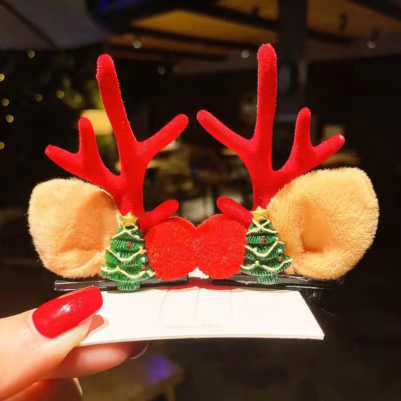 Christmas Hot Sale-Reindeer Antlers Xmas Hair Clip - Image 8